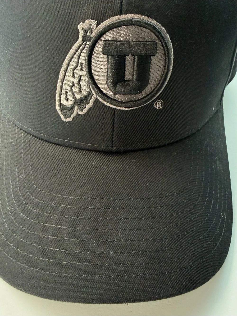 Champion University of Utah Utes Black Adjustable Baseball Cap Hat